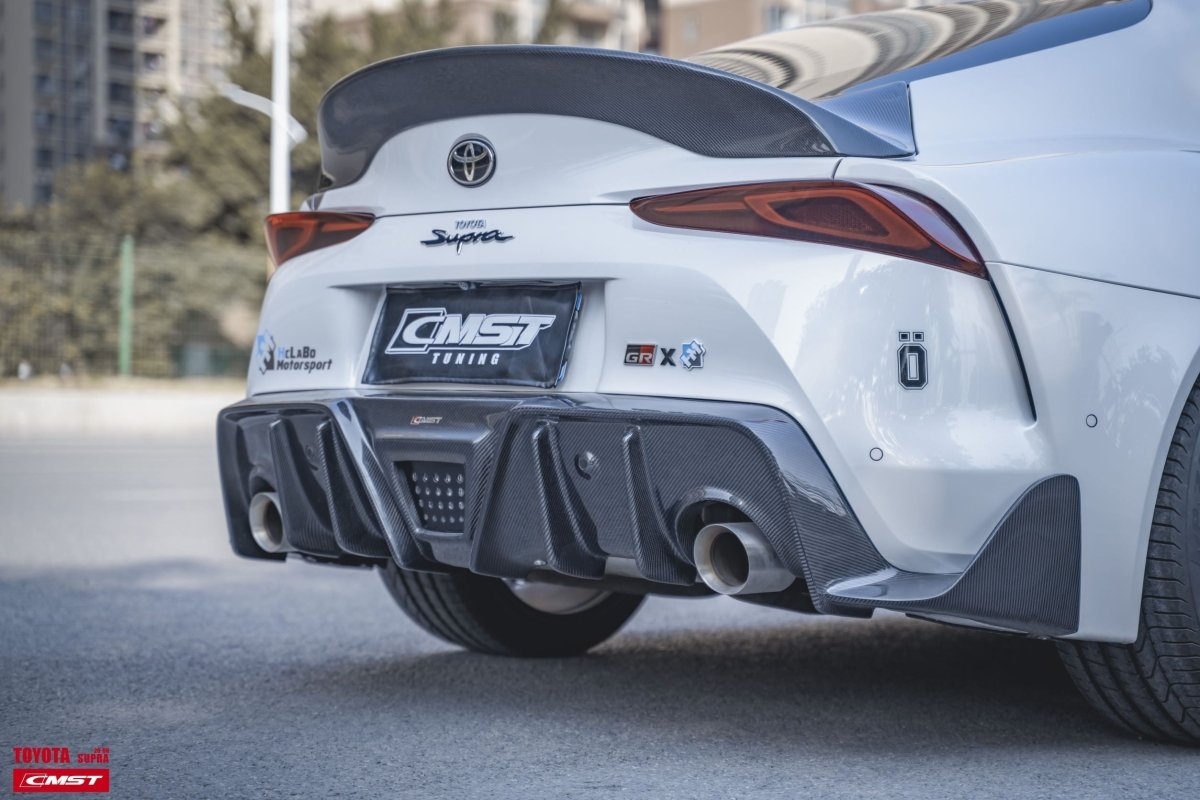 CMST- TOYOTA GR SUPRA CARBON FIBRE REAR LED DIFFUSER - Mod Central