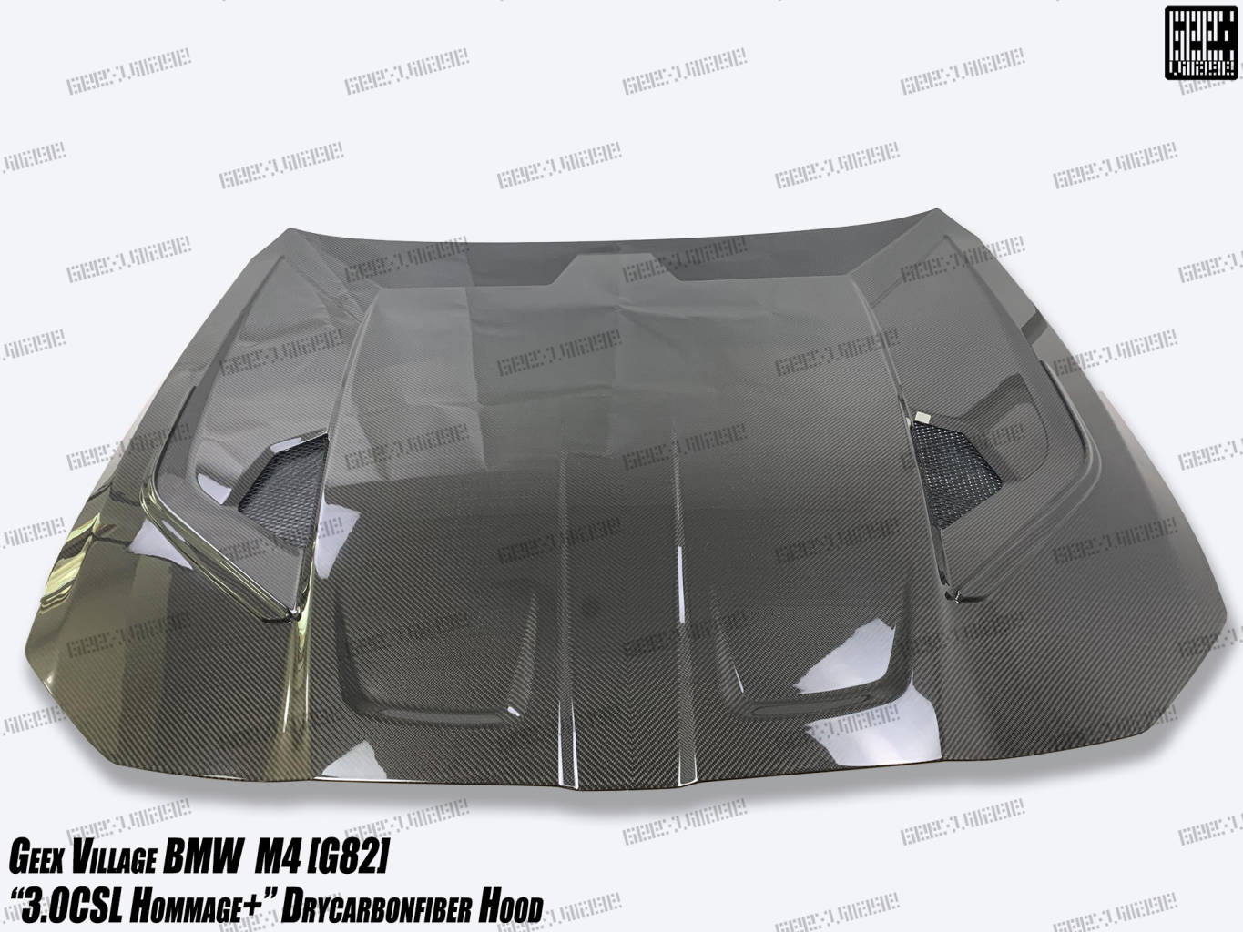 BMW G80 M3 G82 M4 Dry Carbon Fiber Hood Bonnet Cover Air Vent